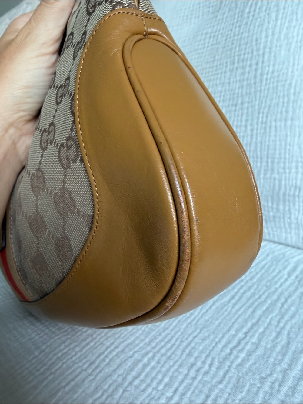 Vintage Gucci Jackie GG Monogram Shoulder Bag | Authentic w/ COA - Picture 6 of 12